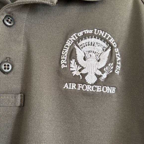 5.11 Embroidered Air Force One POTUS Tactical Polo with patch, Green - Picture 2 of 13